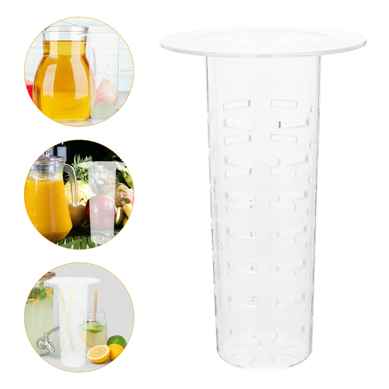 

Juice Can Acrylic Cylinder Fruit Infuser for Beverage Machine Dispenser Accessories Drink Infusers Home