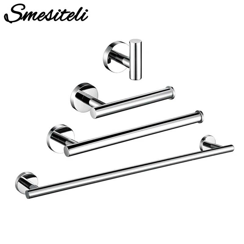 Suporte de papel higiênico de aço inoxidável cromado, polido, gancho de parede, toalha, rack de parede, acessórios de cozinha, banheiro