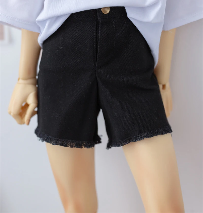 D04-B343 Children handmade toy BJD/SD doll clothes 1/6 1/4 1/3 uncle ID75 Short pants with shaved edges 1pcs