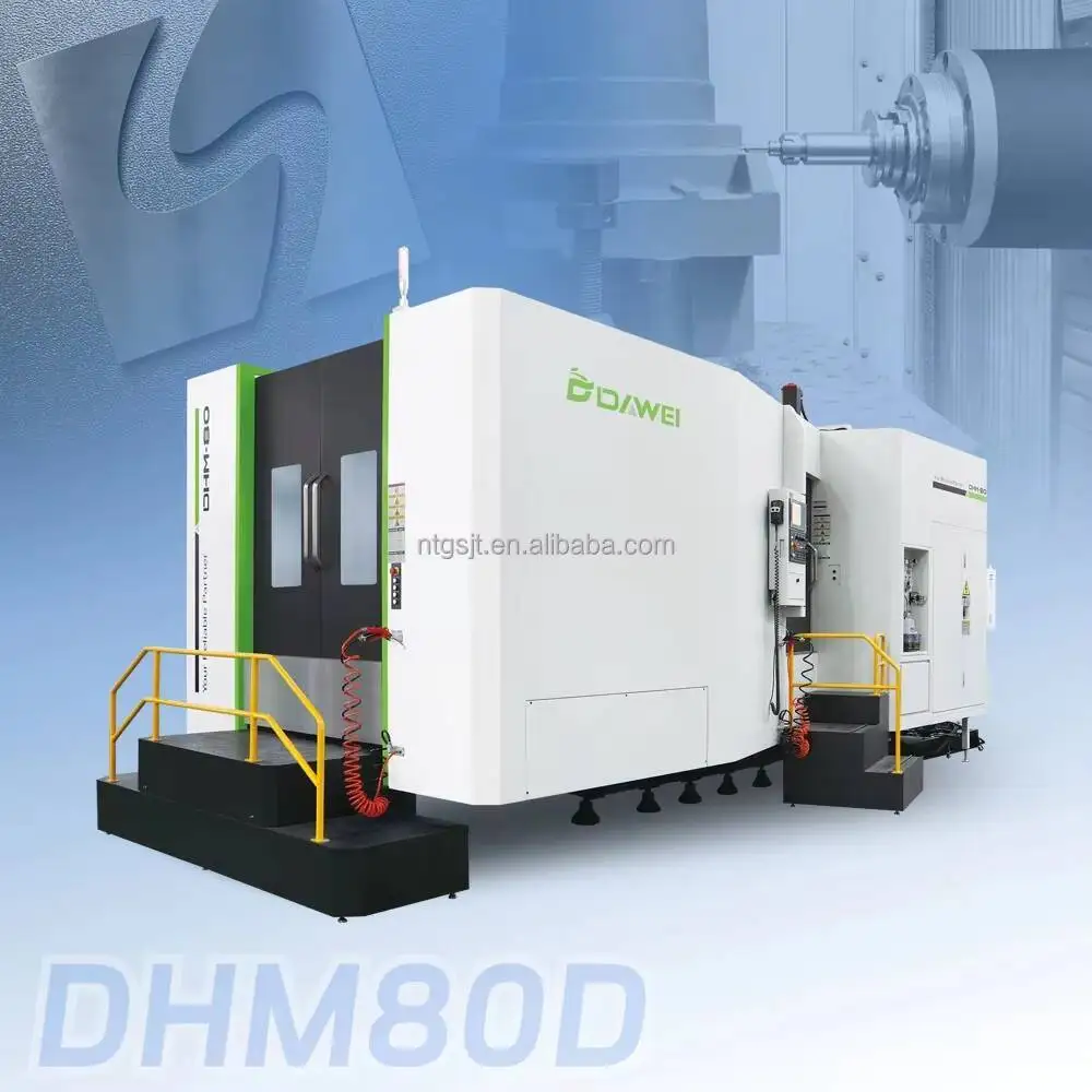 Dhm80d CNC Horizontal Milling Hining Center Strong Structure Manufacturing Hine With Fanuc Control System