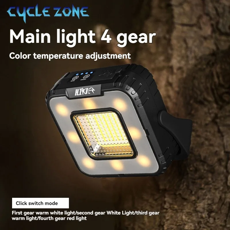 Rechargeable Camping Lantern 5000mAh Stepless Dimming Atmosphere Light Outdoor Hanging Tent Light for Emergency Camping Hiking