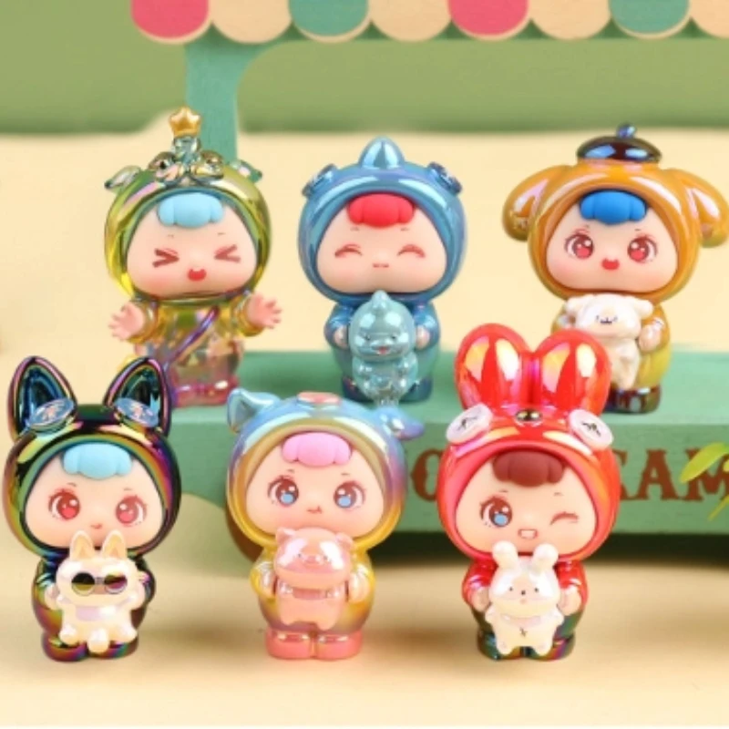 

Hug Little Naughty Series слепая коробка Q версия мультфильм милые забавные изысканное украшение для рабочего стола загадочная подарочная коробка подарки-сюрпризы