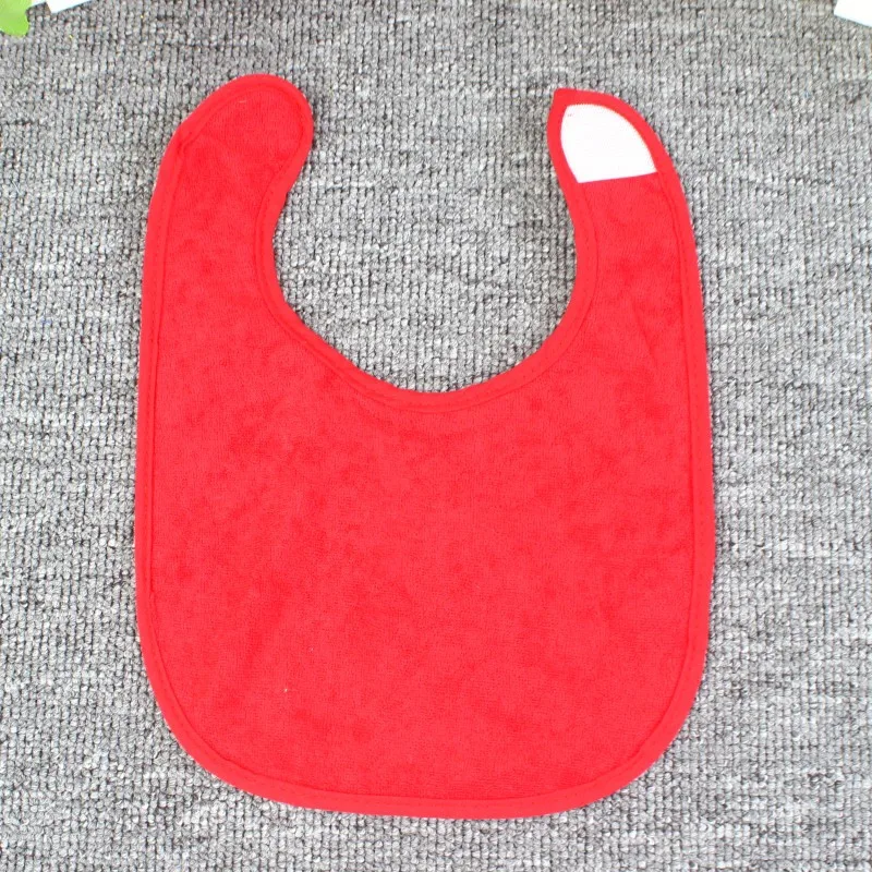 Baby Cotton Towel Cloth Eating Bib Baby Anti Dirt Bib Portable Polyester Cotton U-shaped Terry Cloth Double Layer Thickened