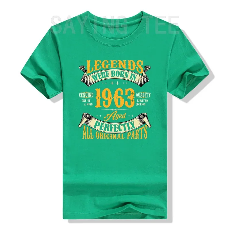 Legenden wurden im Jahr 1963, T-Shirt zum 61. Geburtstag, T-Shirts für Männer, Vintage-Kleidung für 61 Jahre, Papa, Opa, Geschenke, Papa, Vater, T-Shirts – Detail 9