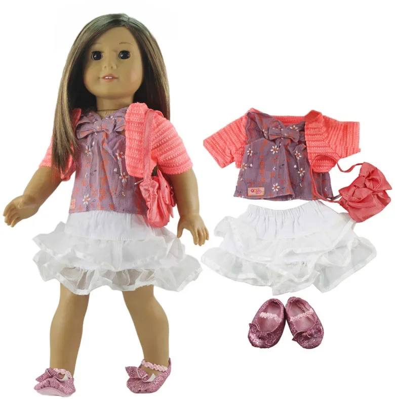 New 18 inch Doll Clothes Outfit for 18 inch American Doll Many Style for Choice #28