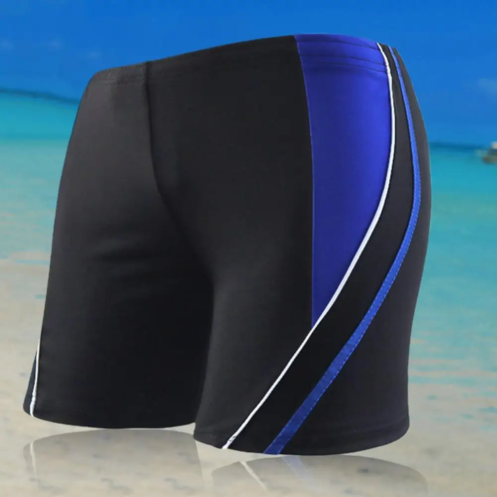 Chic Swim Shorts Inner Drawstring Wading Elastic Waistband Men Adult Hot Spring Swim Shorts