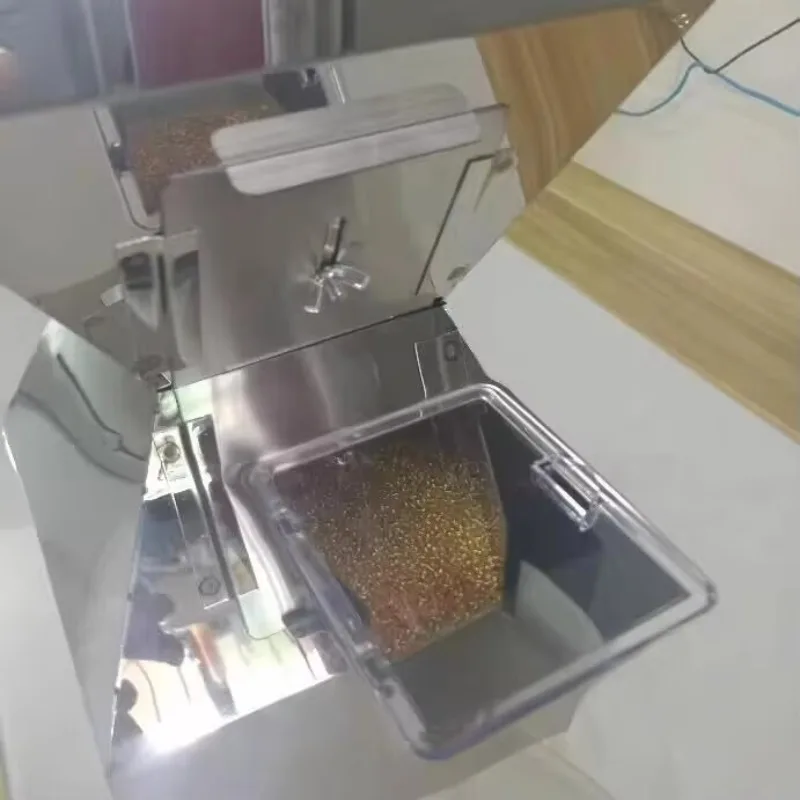 Pesatrice e riempitrice automatica multifunzione per semi e chicchi di particelle