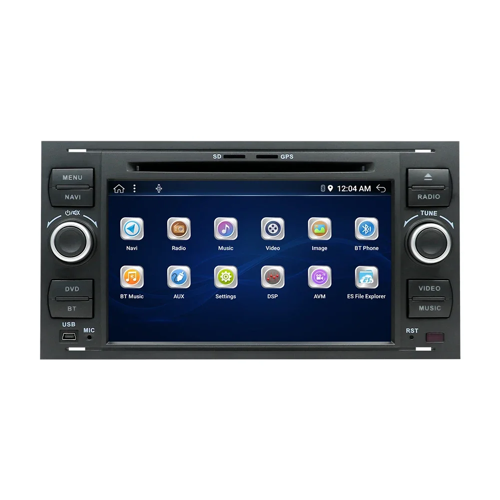 7 inch 2Din with DVD Car DVD Player FM AM Radio RDS GPS device  with DSP Car navigation suit for Ford