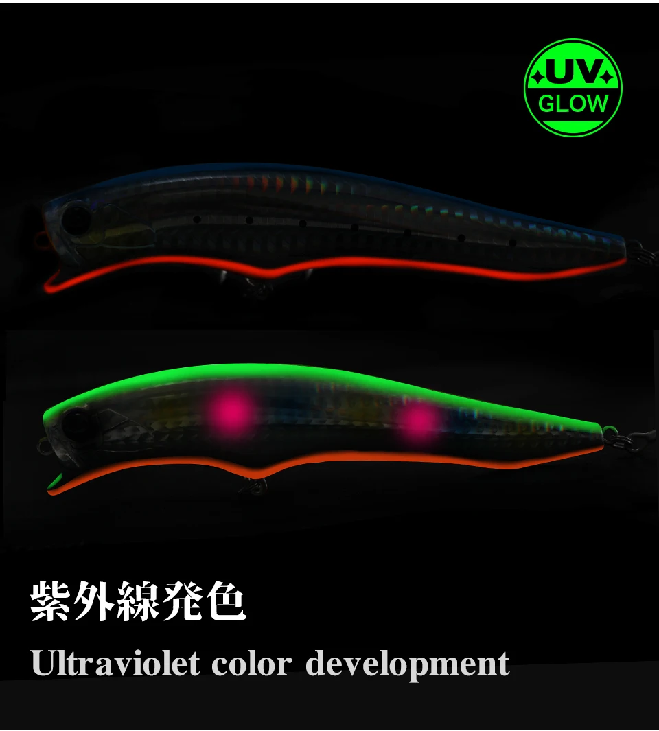 TSURINOYA Floating Minnow 120F Ultra Weitwurf-Strandfischköder 120mm 20g 0-30cm GORGO Salzwasser Seebarsch Flunder Hardbaits – Detail 13