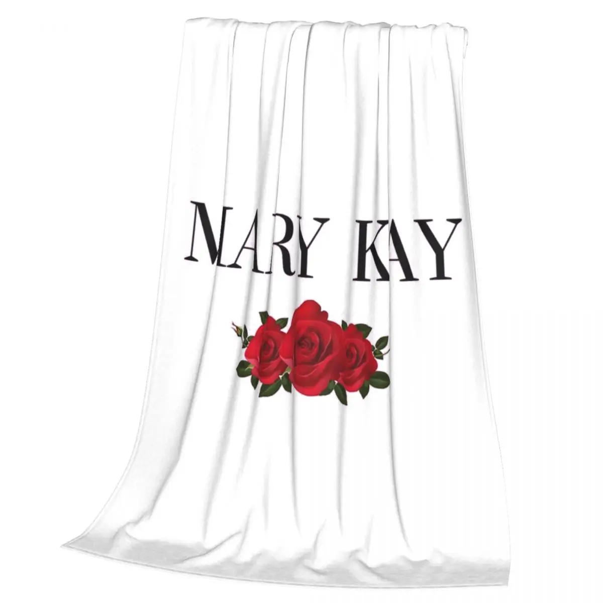 Mary Kay Roses Blanket Soft Warm Flannel Throw Blanket Plush for Bed Living room Picnic Travel Home Couch