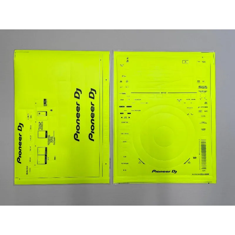 Pvc film is suitable for pioneercdj3000 disc player protective film (film only, machine not included)