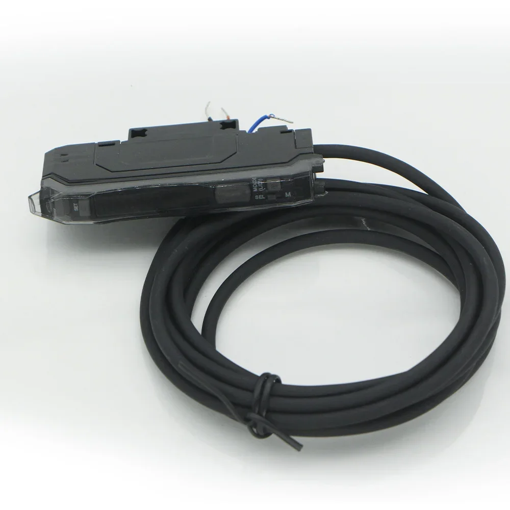 NA11 Fiber Optic Sensor Amplifier, High Precision 10-30V DC 3-wire NPN PNP Digital Display Optical Photoelectric Switch