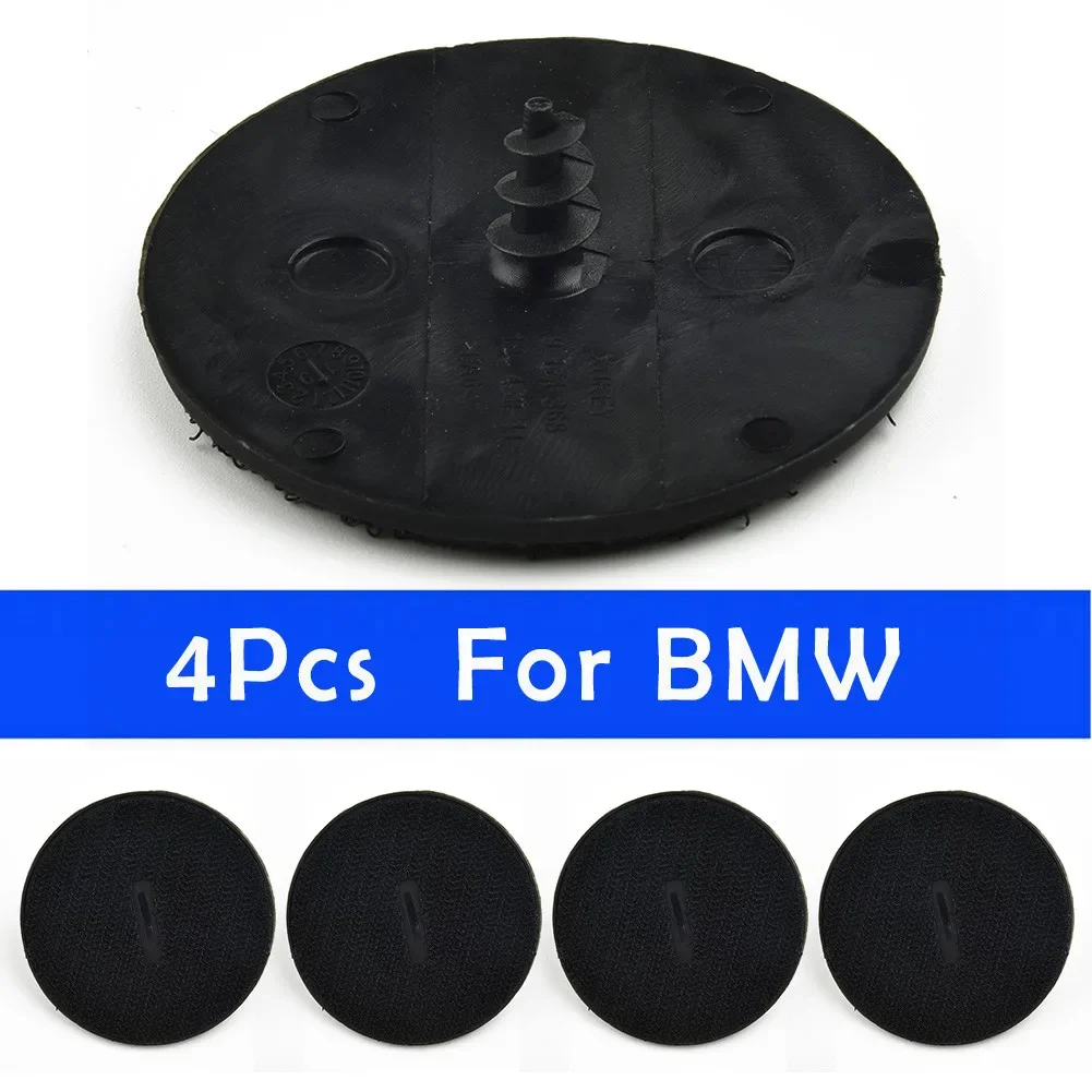 

07149166609 Floor Mat Clips 4Pcs Black Easy To Install Fixed Car Carpet For BMW And Mini Cars- Carpet Fixings PVC Brand New