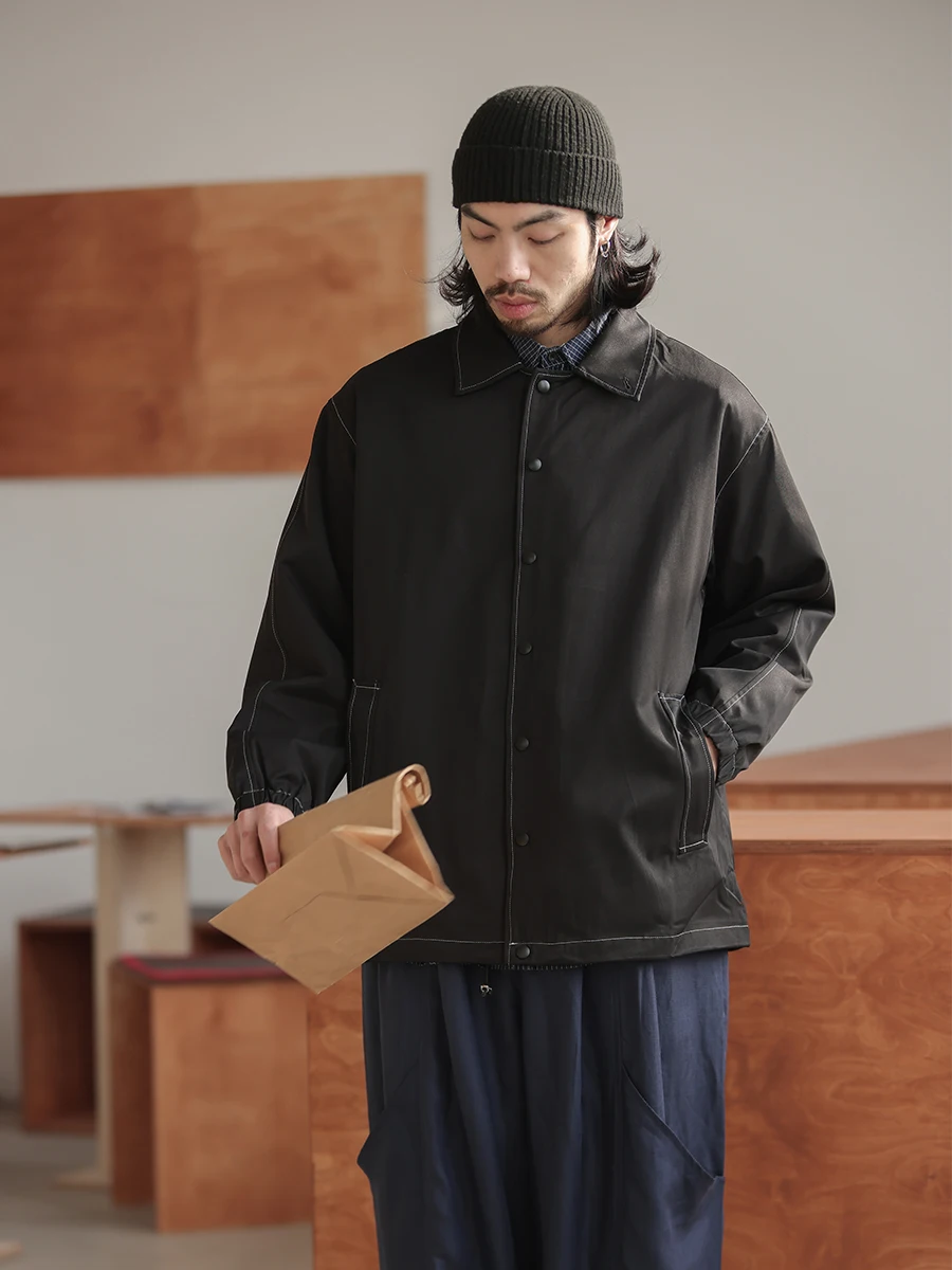 

Куртка Noears Limited Color Blo Collar Workwear: тонкая, для весенних поездок на работу, молодежная, модная, из полиэстера, с длинными рукавами, на молнии, верхняя одежда.