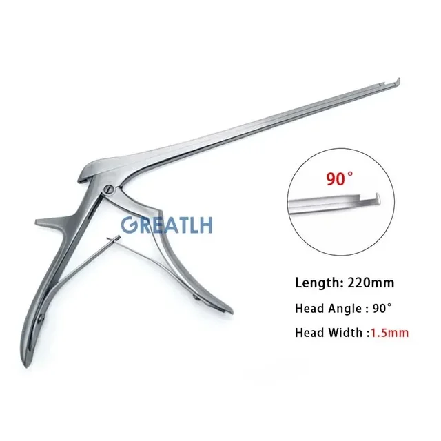 1szt Kleszcze Kerrison Rongeur ze stali nierdzewnej 220mm Ortopedyczny instrument weterynaryjny dla zwierząt domowych