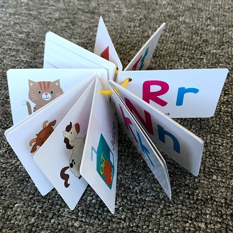 27 primeiros palavras flashcards alfabetos abc cartões animais com 1 caneta estudantes primeiros educativos chidlren crianças brinquedos presentes