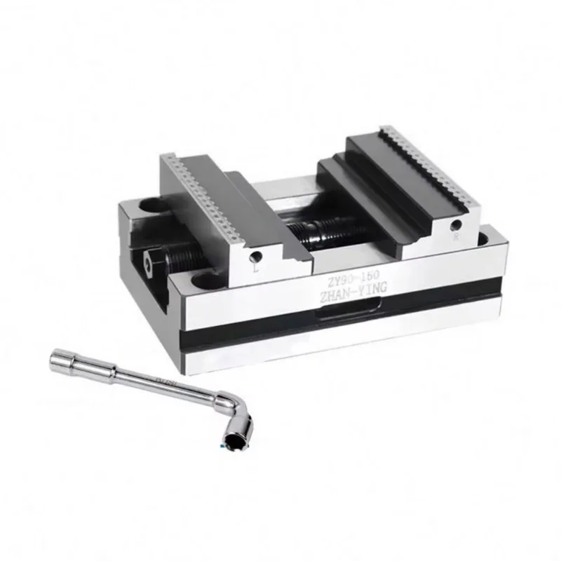 H77 Vise 4-axis 5-axis Concentric Fixture Style Precision Vise Mini Self Centering Vise Installed Positioning Plate