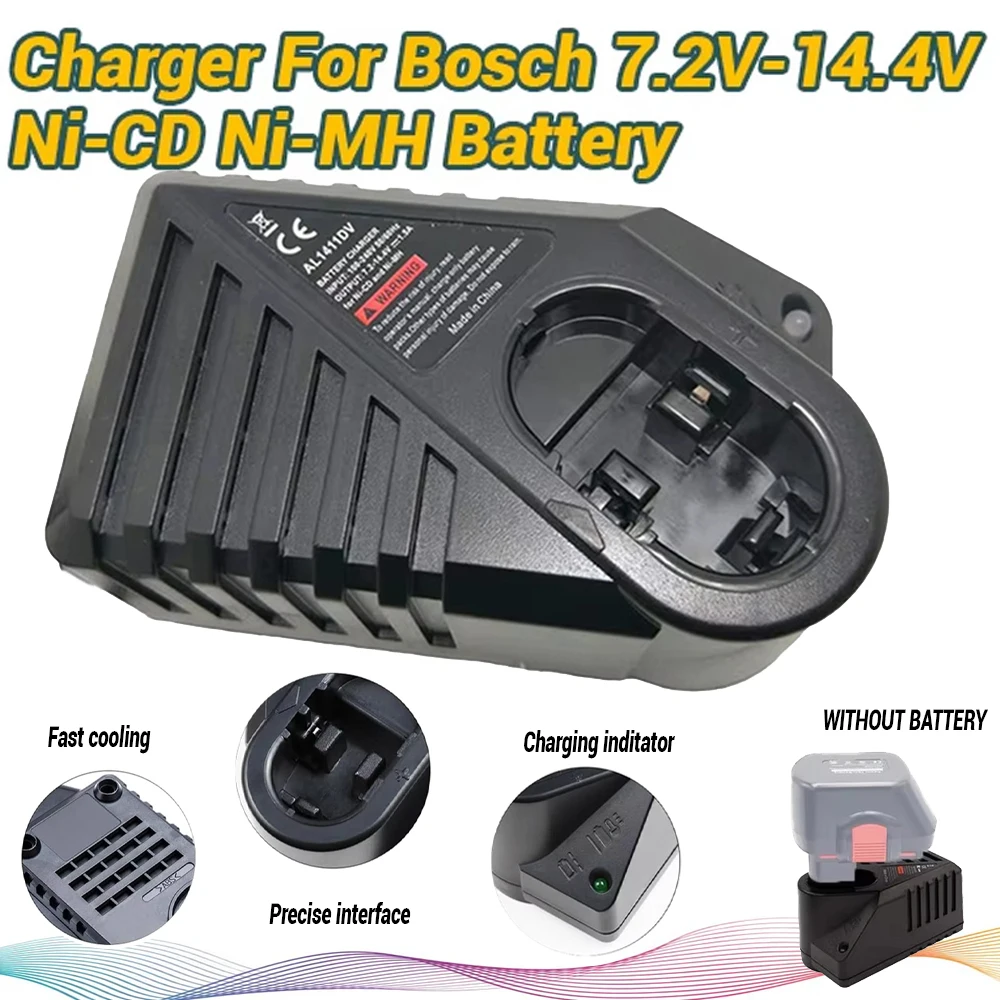 

Replacement Power tool battery charger For Bosch 7.2V/GSR9.6/12V/14.4V NI-MH NI-CD AL1411DV GSR7.2-2,GSR9.6-2,GSR12-2 ,GSB12-2
