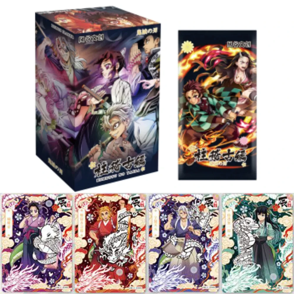 

Коллекция карт Demon Slayer, специальное издание, серия дыхательных чернил, классические аниме, коллекция периферийных персонажей, карты, игрушки, подарки