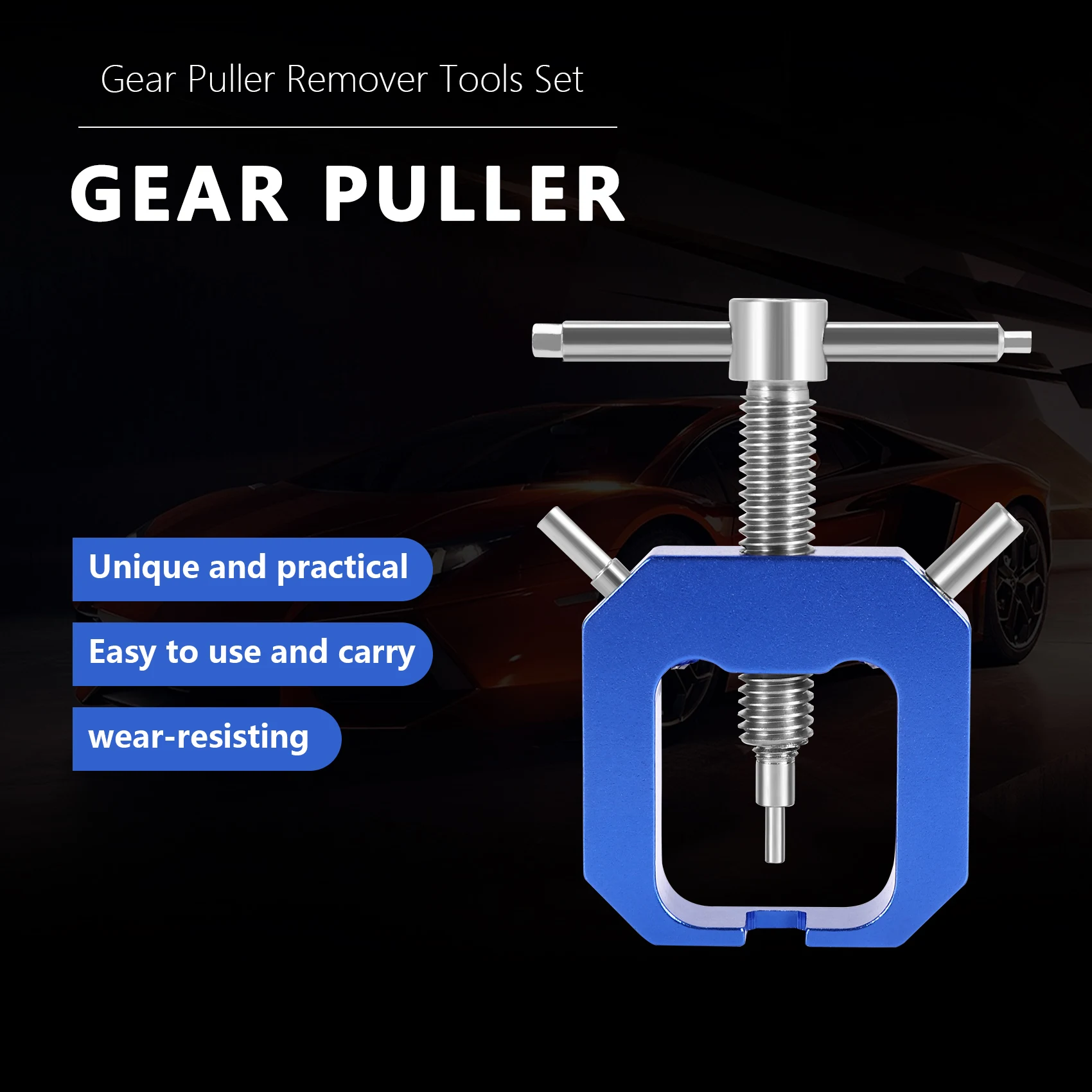 2Pcs Motor Pinion Gear Puller Remover Tools Set Rc Motor Gear Puller Tool Universal Motor Pinion Gear Puller Remover