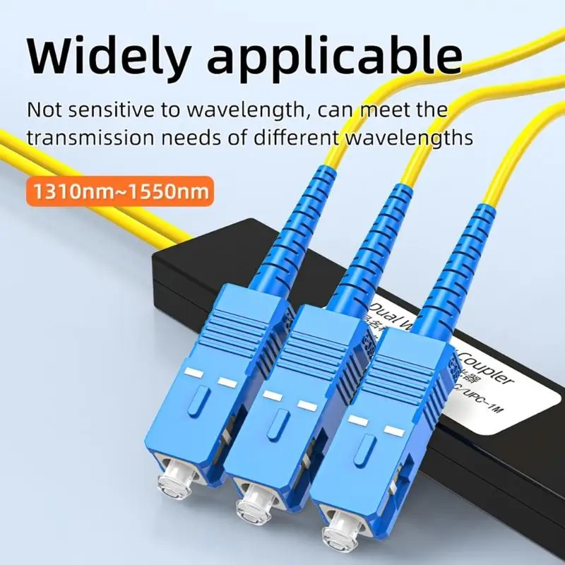 

Fiber Opticals Splitter 1310-1550nm Wavelength Ranges Suitable For Building Distribution Systems Opticals Splitter F19E