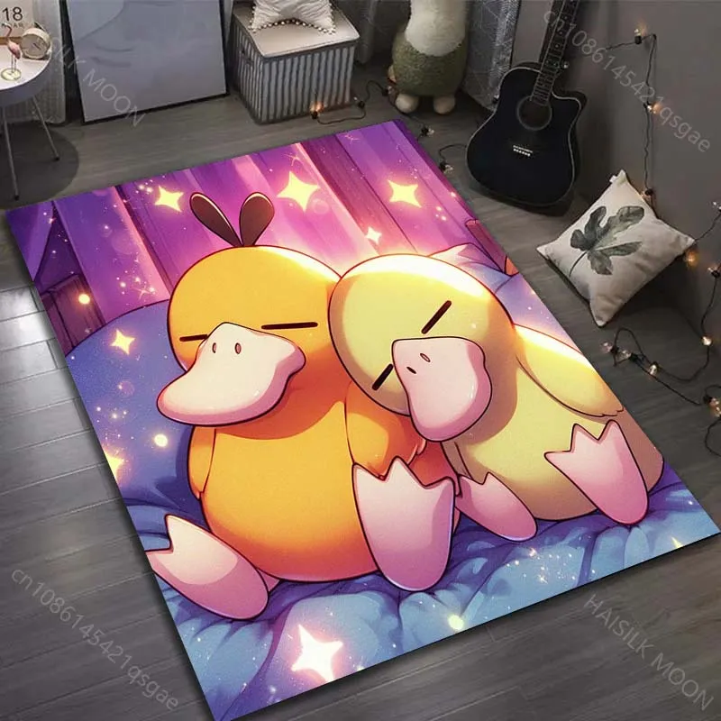 tapete-decorativo-grande-com-estampa-de-desenhos-animados-de-pokemon-psyduck-e-meowscarada-do-japao-para-sala-de-estar-quarto-sofa-e-lateral-da-cama