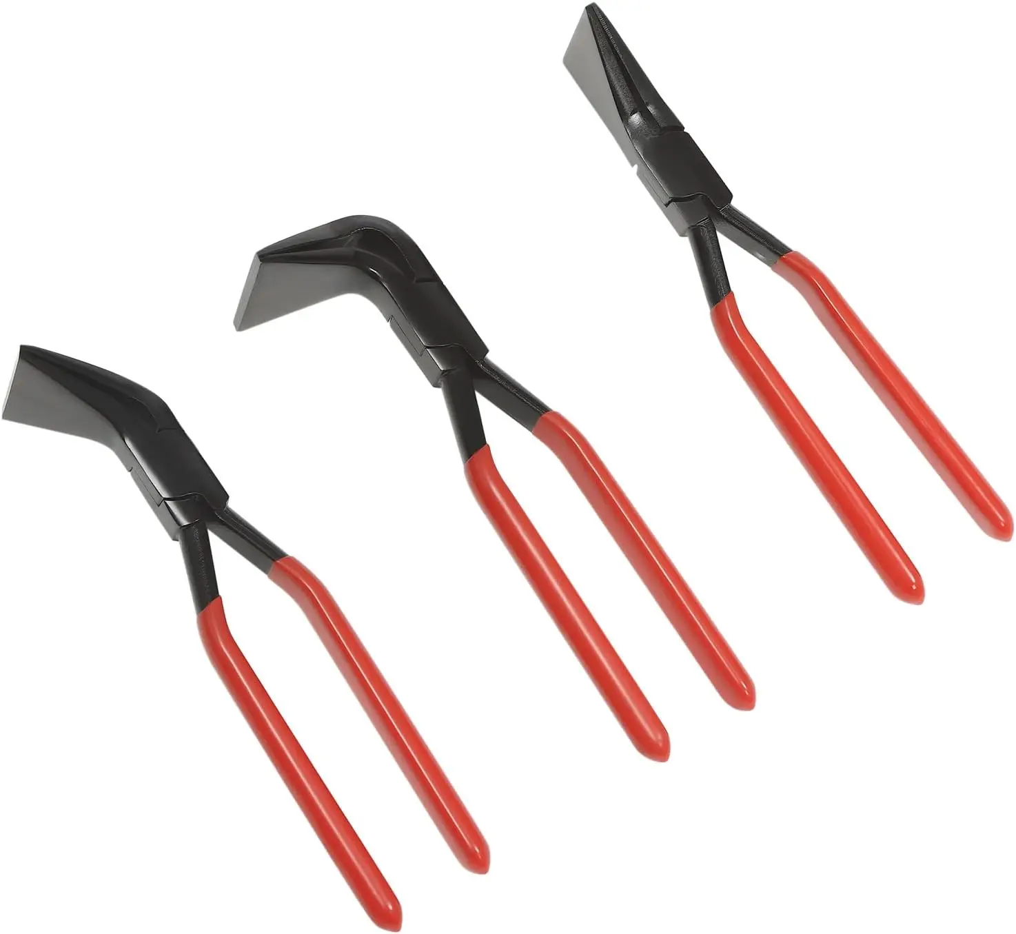 Набор из 3 плоскогубцев для гибки листового металла, ручные швы, прямые и 45 °   & 90 °   Гибочные плоскогубцы для ремонта листового металла