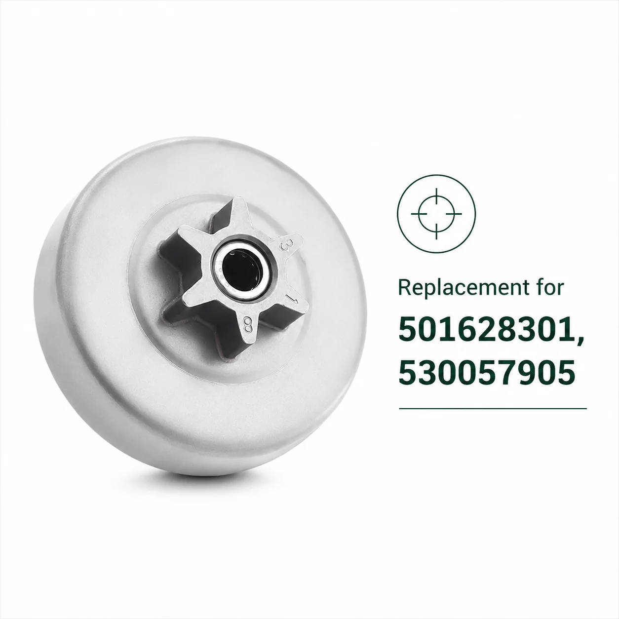 Sprocket Clutch Drum 3/8 Kit +Spark Plug Replace 501628301 530057905 For Husqvarna Poulan Pro SM4218 AVX/AV PR4016 Saw Parts
