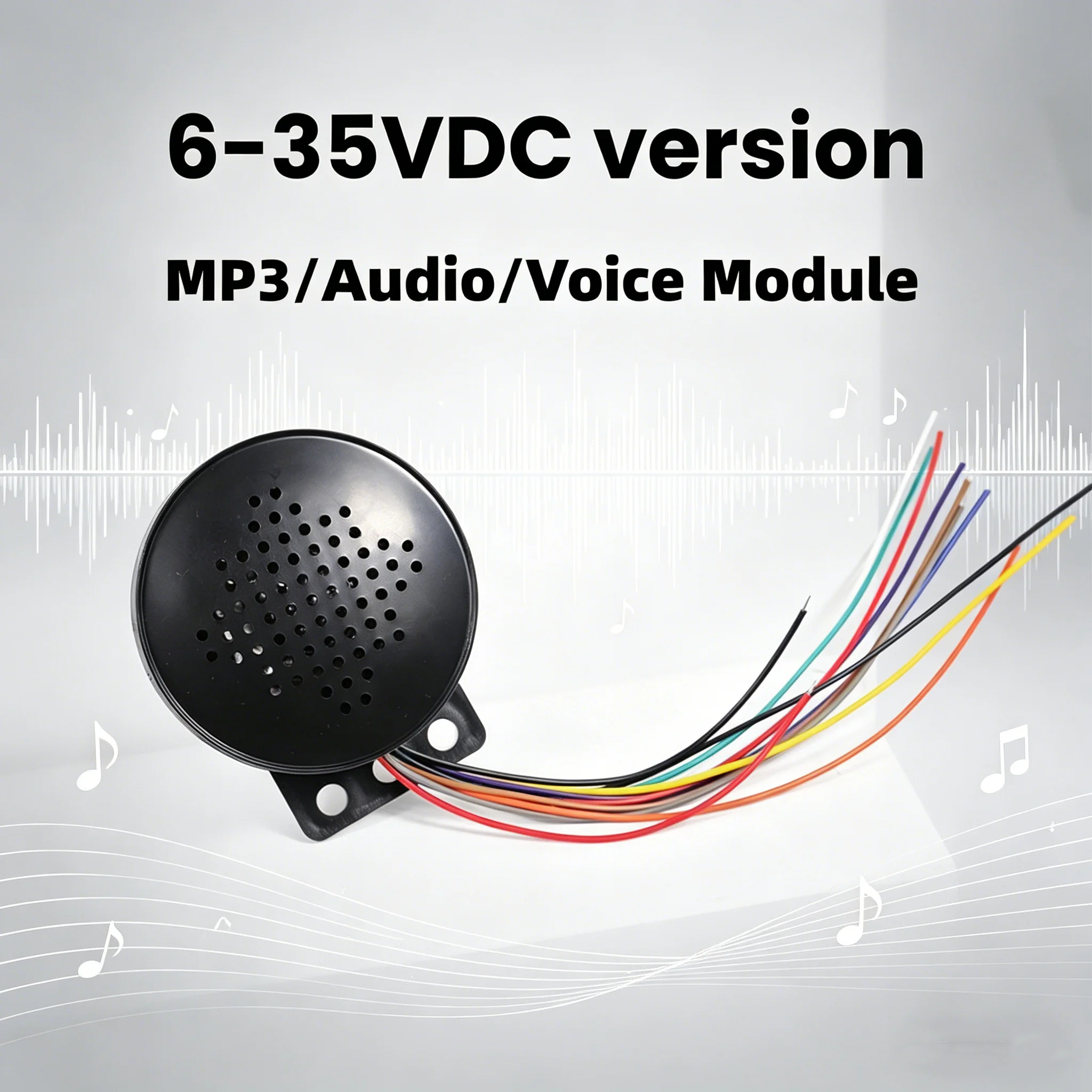 9 Way Trigger Audio Module Voice Prompter Device MP3 Player With Custom Voice Access Control Security Alarm Speaker Waterproof