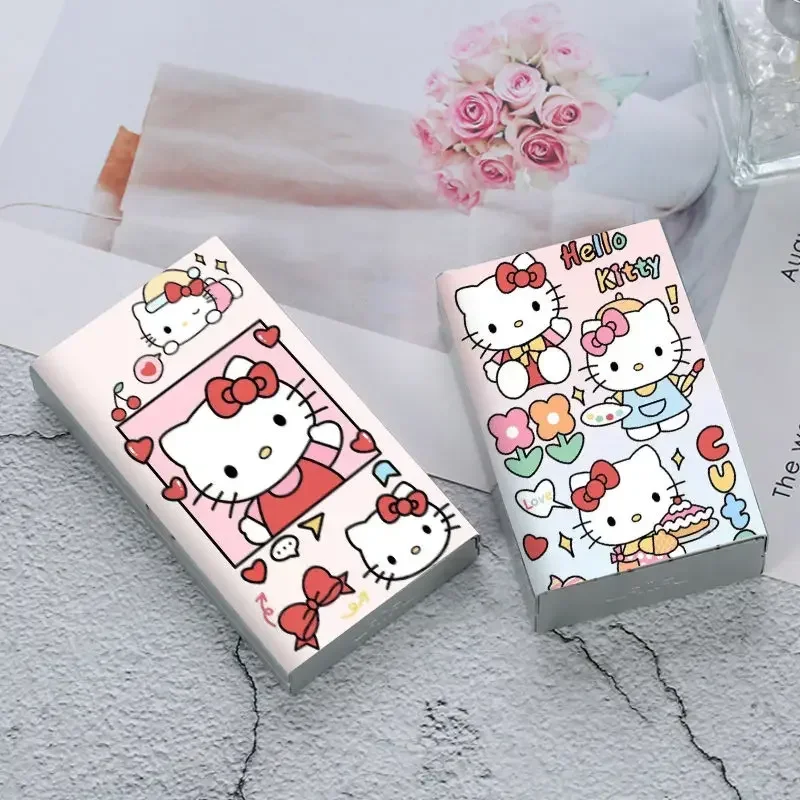 Nowe, urocze, przenośne etui na papierosy ze stopu aluminium Hello Kitty z kreskówki anime kawaii w stylu japońskim jako prezent dla chłopaka