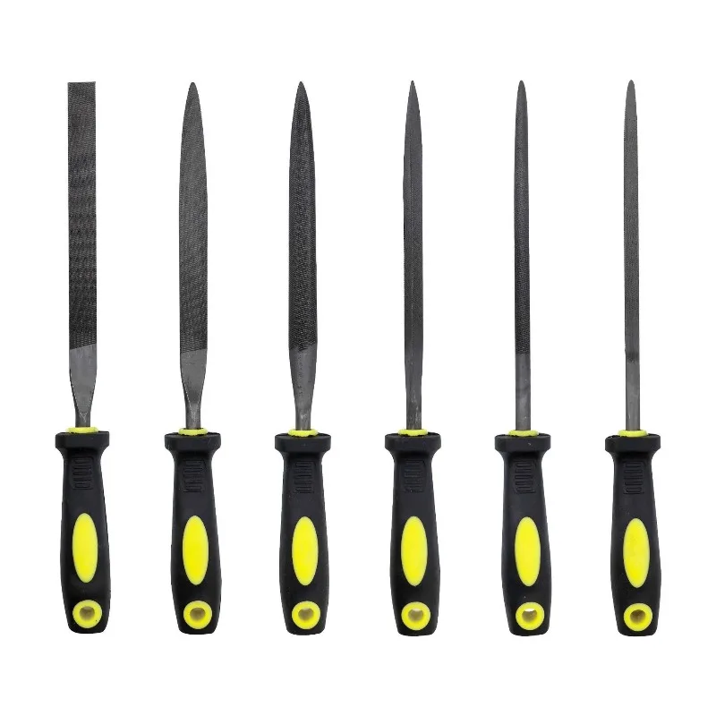 Two Tone Handle Needle Files Set with Plastic Case for Jewelry Making Precision Metal Polishing Shaping Craft Tool Kit