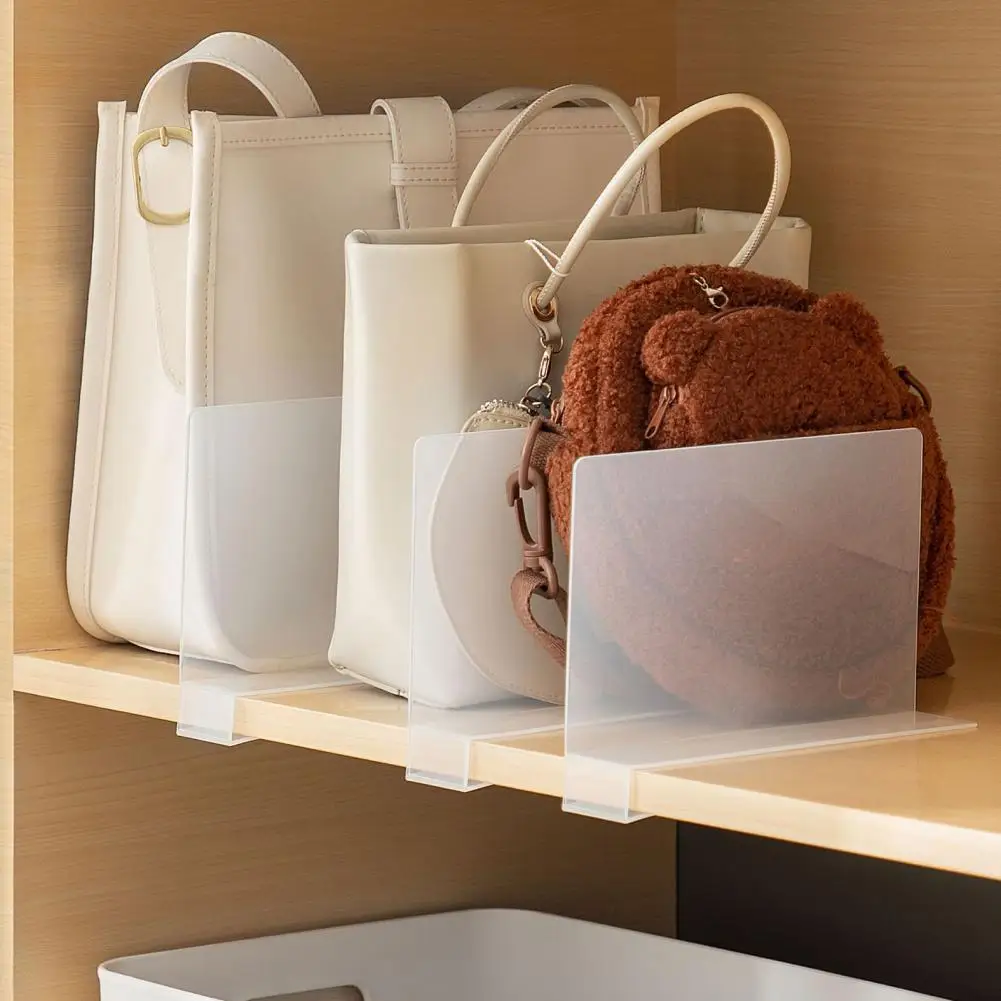Transparente Frigorífico Partition Divisor, Gaveta Separador, Amplamente Utilização, Cozinha, Space Saving, Conveniente, 2pcs