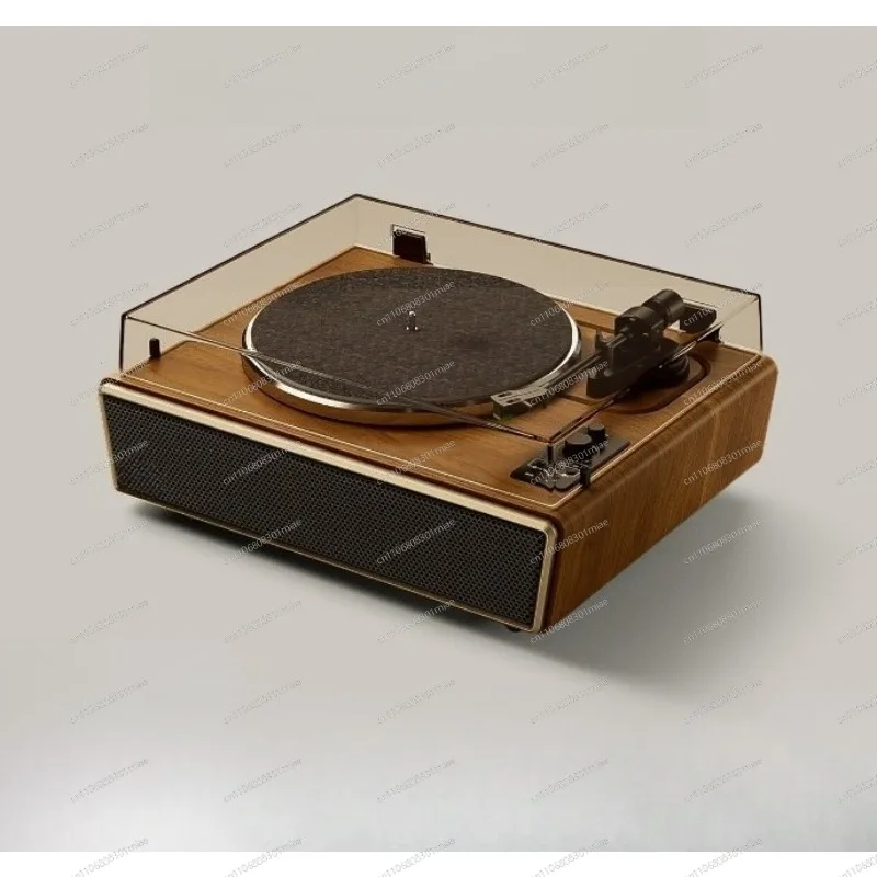 

Retro Wood Grain Vinyl Record Player Bluetooth Gramophone Speaker