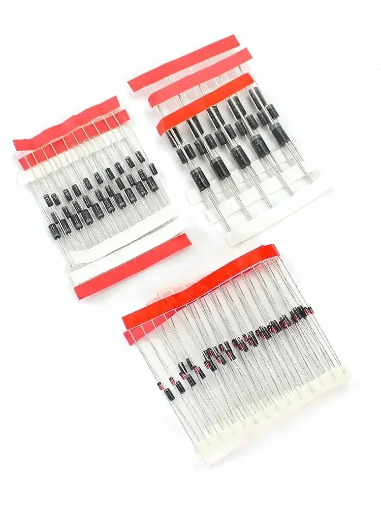 Fast Switching Schottky Diode Kit Set 1N4148 1N4007 1N5819 1N5399 1N5408 1N5822 FR107 FR207 8values 100pcs Electronic Components