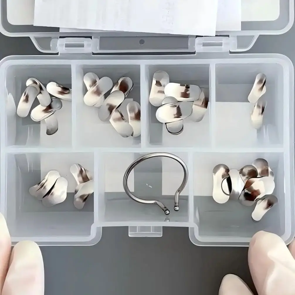 Dentpark/ Dental Sectional Matrix System Clamp Rings Bands Matrices for Class II Composite Resin Restoration Dentistry Tools view 5