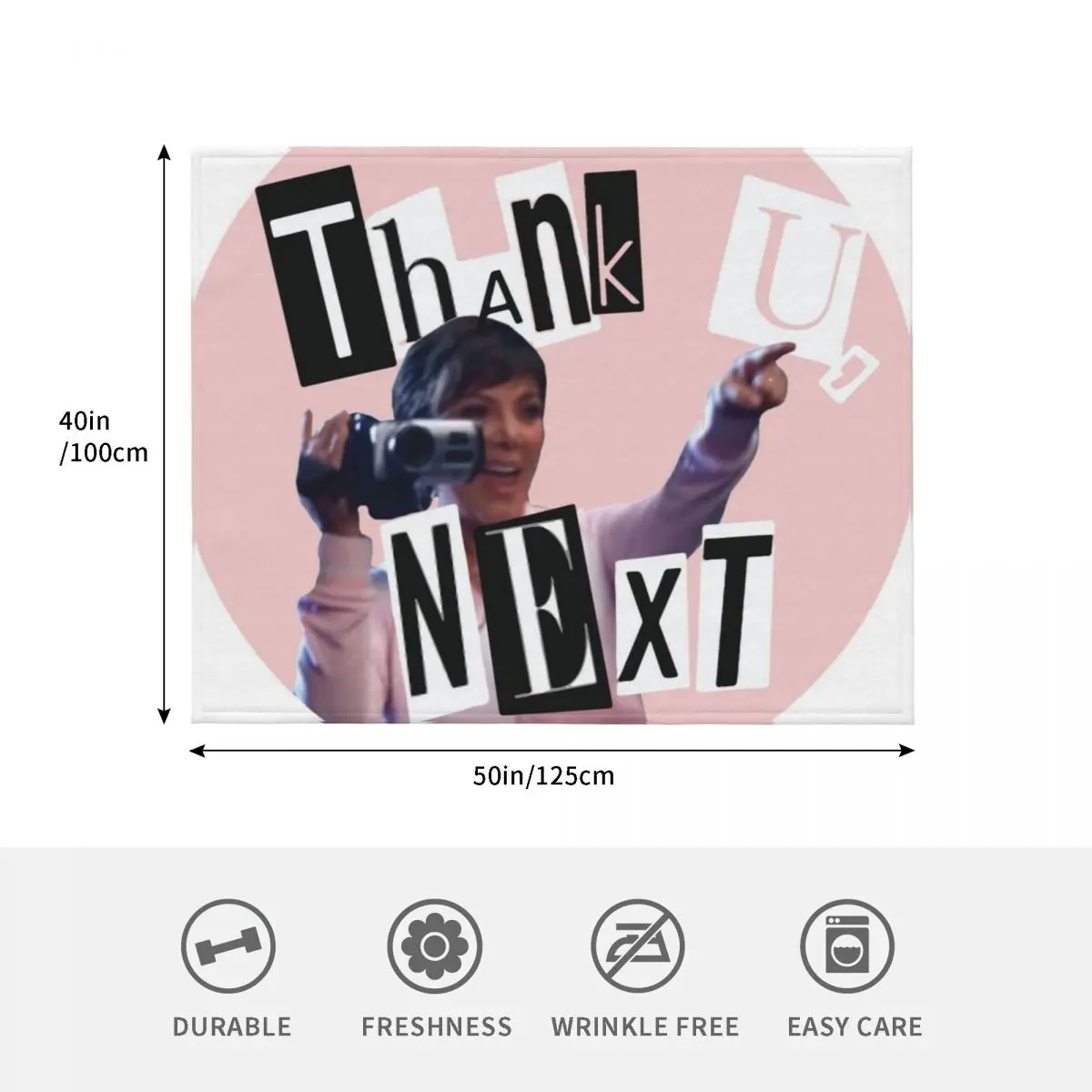 شكرا لك التالي كريس رمي بطانية أنيمي للأطفال منقوشة هدايا عيد الميلاد البطانيات #4