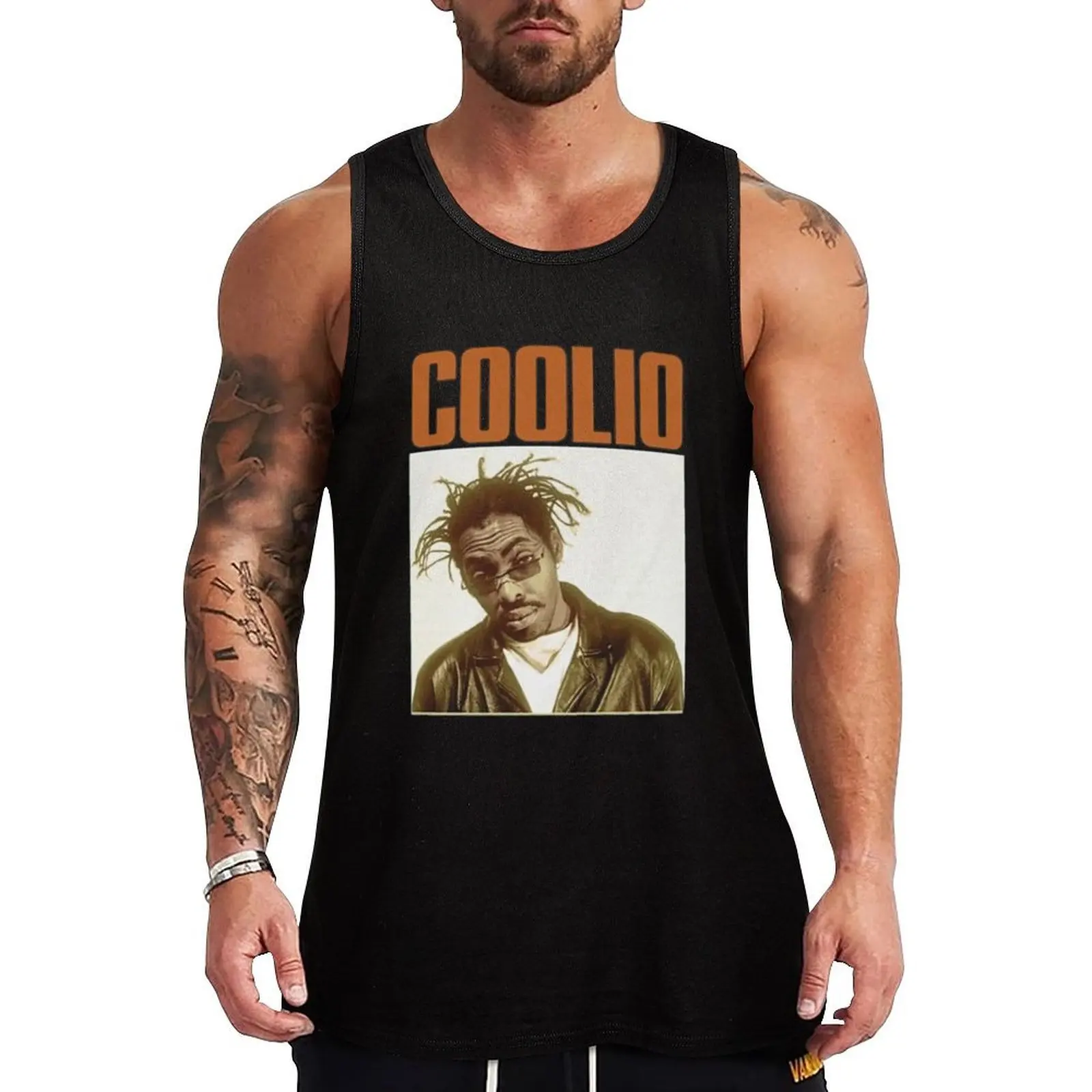 

Coolio Gangstas Tank Top Moisture Wicking Tank Top Workout Gym Athletic Shirt