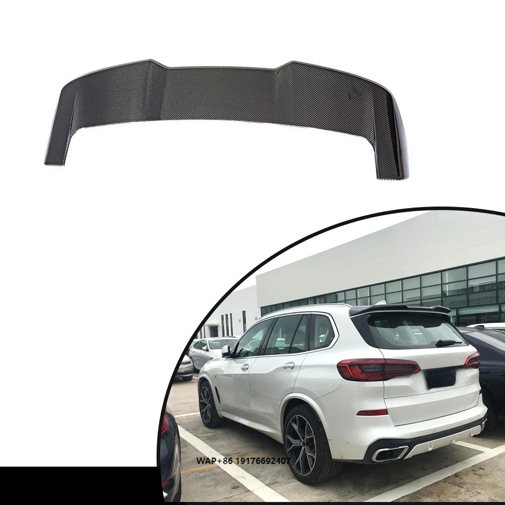 

New X5 Carbon Fiber Car Roof Spoiler Wing forBMW X5 G05 XDrive50i Sport Utility 4-Door 2019-2020