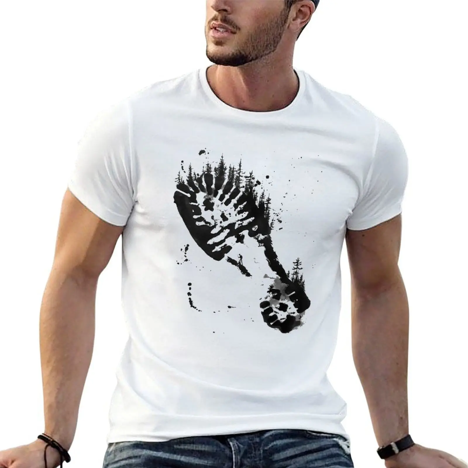 

Tread - In Black T-Shirt t shirt man plain man t shirt designer man t shirts for men T-shirt