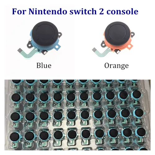 Imagen 1 del producto 10 unids/lote Original nuevo 3D analógico Stick Joycon controlador Joystick pulgar Sensor para consola Nintendo Switch 2 NS2