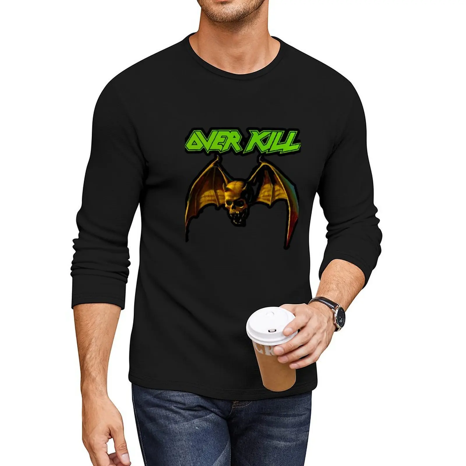 

Overkill Band Long T-Shirt custom t shirts funny t shirts oversized t shirt oversized shirts Men's t-shirts