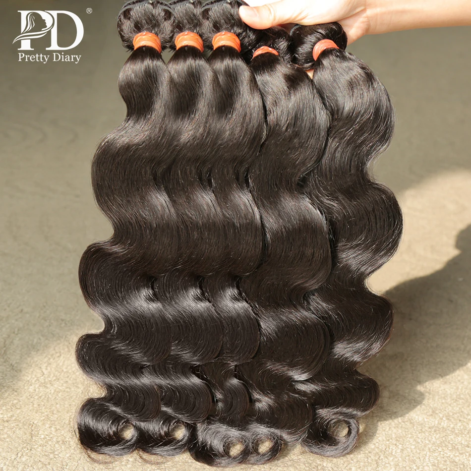 30 40 Inch Body Wave Human Hair Bundles Brazilian 3 4 Bundles Deal Raw Virgin Hair Extensions For Women Wholesale Cheap Price