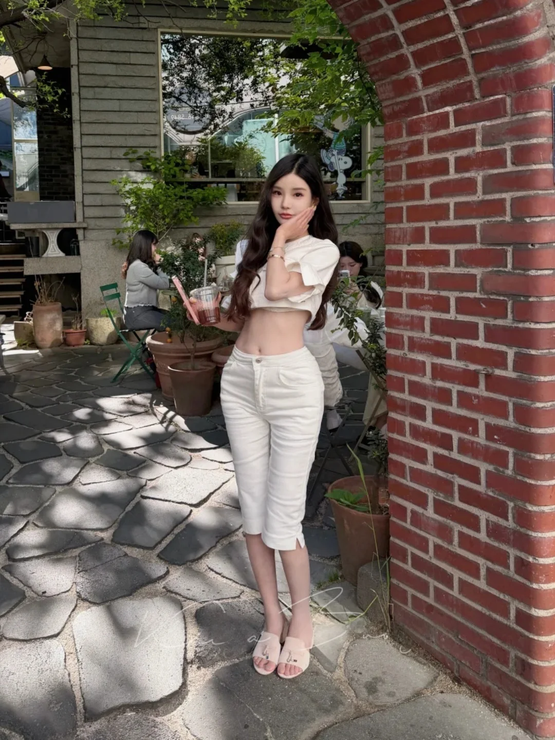 

High Waist Thin Cotton Denim Capri Pants Women's Slimming Design Hip Enhancing Seven-Quarter Length Summer Jeans