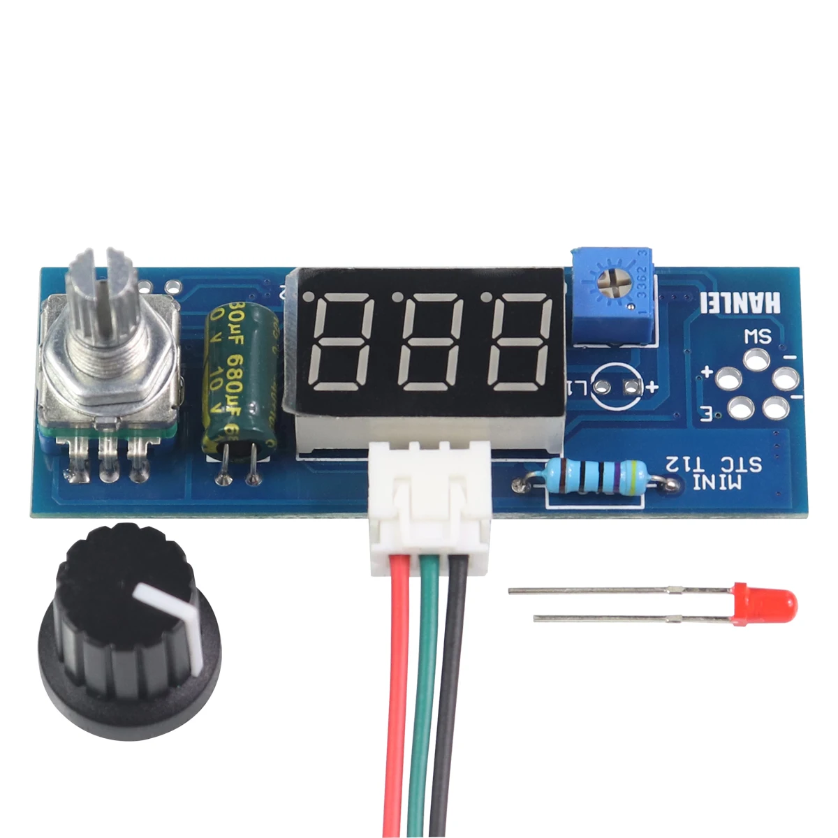 Electric Unit Digital Soldering Iron Station Temperature Controller board for HAKKO T12 Handle DIY kits w/ LED vibration switch