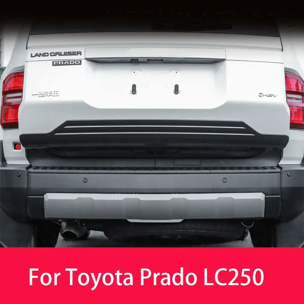 

For Toyota Prado LC250 Land Cruiser 250 24-25 Rear Door Panel Decorative Strip Luggage Panel Stickers