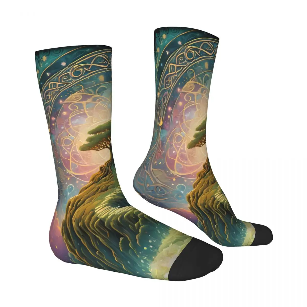 The Tree Of Life Sock Printed Man Polyester