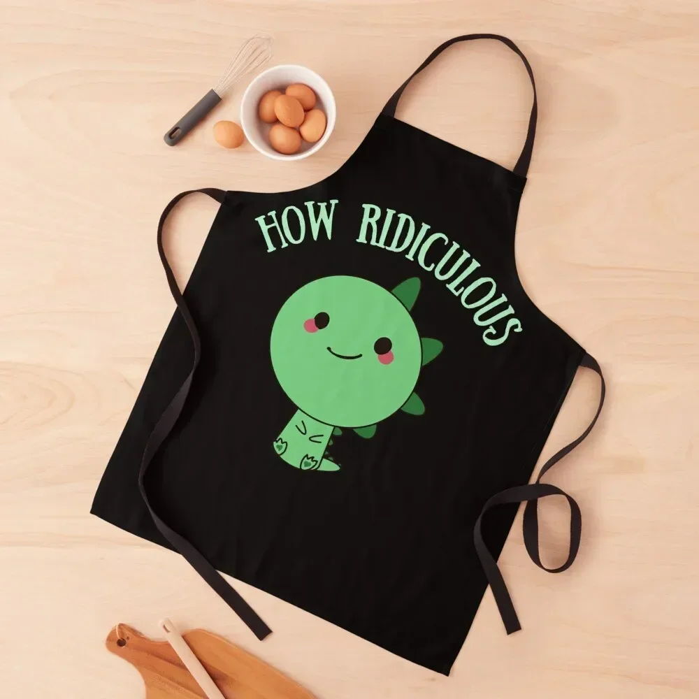 

How Ridiculous Apron Funny Customizable custom women's kitchen kitchen jacket woman Apron