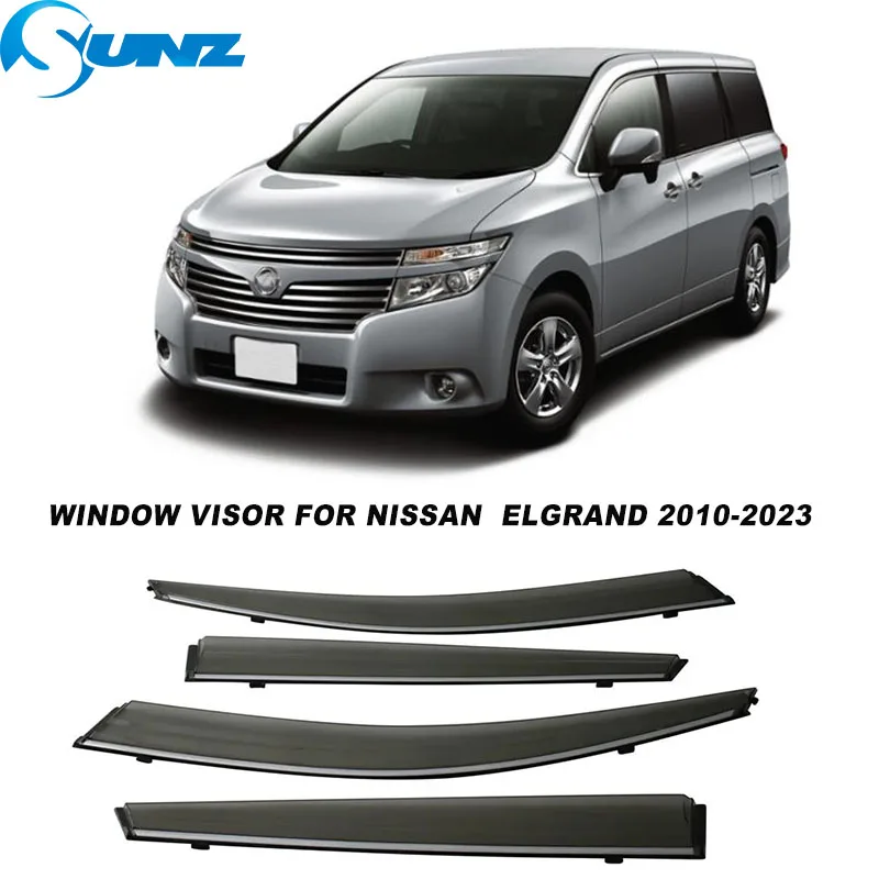 

Window Visor For Nissan Elgrand MK3-E52 2010 2011 2012 2013 2014 2015 2016 2017 2018 2019 2020 2021 2022 2023 Weathershield