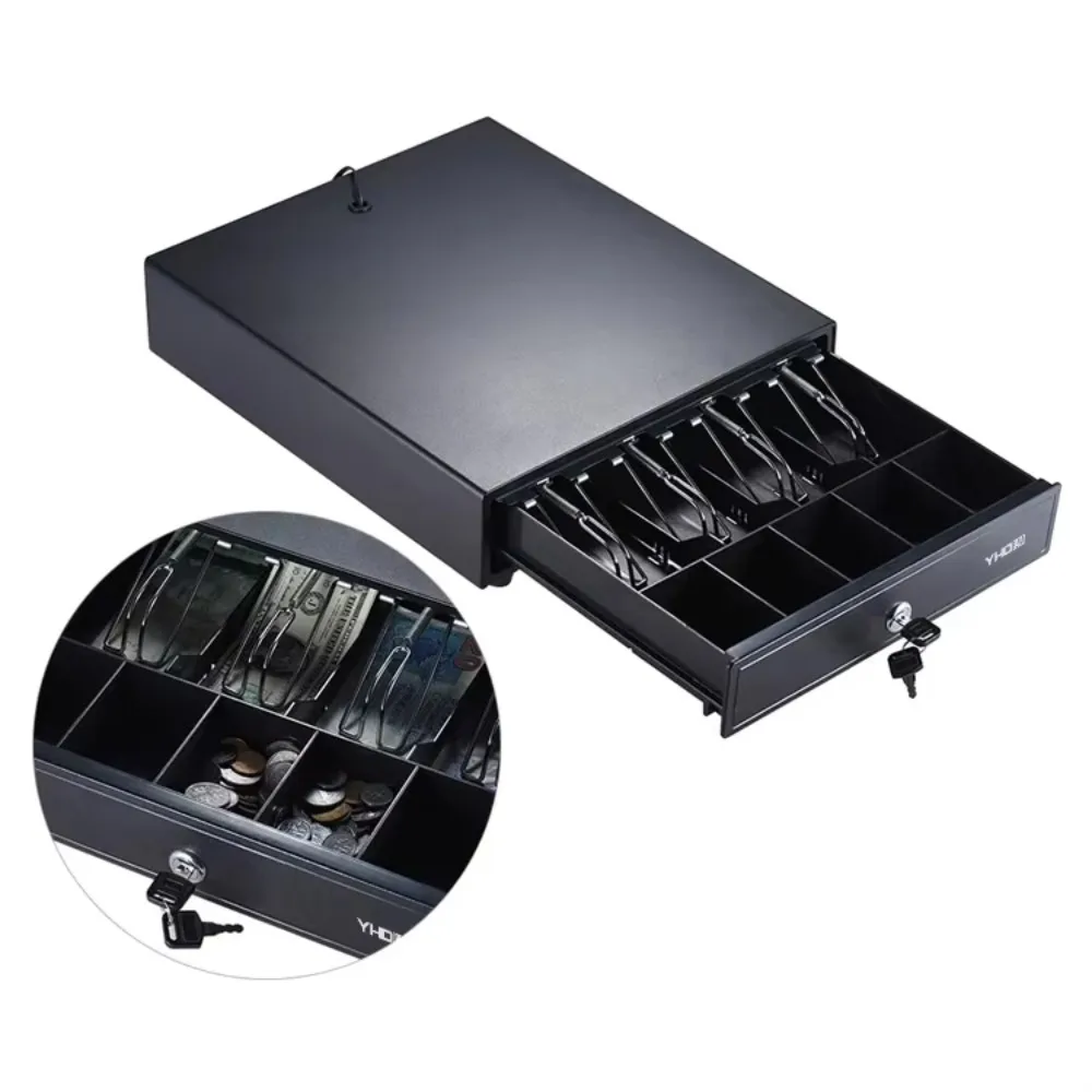 330A pos 4 banknotes 5 coins Metal cash tray Cash register with drawer Cash drawer factory price