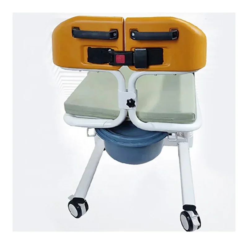 Bedridden Elderly LiftMultifunctional Paralysed Patient Care TransfersMobile Liftable Commode ChairBath Chair